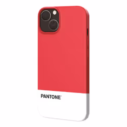 Pantone PT-PC1007R1, Housse, Apple, iPhone 13, 15,5 cm (6.1"), Rouge, Blanc