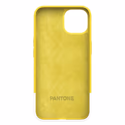 Pantone PT-PC1007Y coque de protection pour téléphones portables 15,5 cm (6.1") Housse Blanc, Jaune