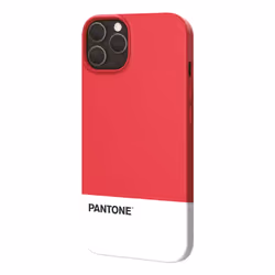 Pantone PT-PC1008R1, Housse, Apple, iPhone 13 Pro, 15,5 cm (6.1"), Rouge, Blanc
