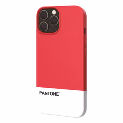 Pantone PT-PC1009R1, Housse, Apple, iPhone 13 Pro Max, 17 cm (6.7"), Rouge, Blanc