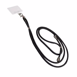 Celly LACETUNIBK, Tour de cou, Noir, Nylon, Polyuréthane thermoplastique (TPU), Universel, 20 mm, 1500 mm