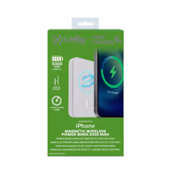 Celly MAGPB5000 5000 mAh Recharge sans fil Blanc - Vue supplémentaire 4