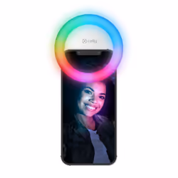Celly CLICKLIGHTRGBWH Éclairage de panneaux à LED Rond Batterie