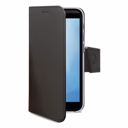 Celly Wally coque de protection pour téléphones portables 16,5 cm (6.5") Étui avec portefeuille Noir