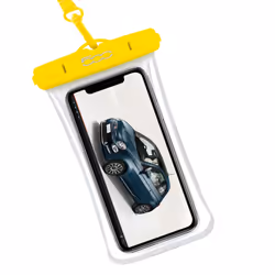 Celly SPROOFBAG500YL, Accessoire de plage, Smartphone, Universel, Transparent, Jaune, PVC, Polyuréthane thermoplastique (TPU) ...