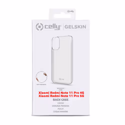 Celly Gelskin coque de protection pour téléphones portables 16,9 cm (6.67") Housse Transparent
