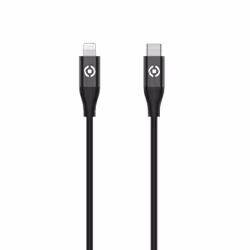 Celly USBCLIGHTCOLBK, 1,5 m, Lightning, USB C, Mâle, Mâle, Noir