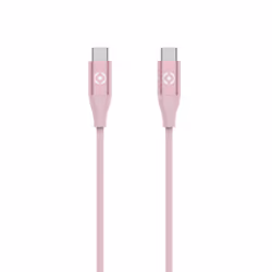 Celly USBCLIGHTCOLPK, 1,5 m, Lightning, USB C, Mâle, Mâle, Rose