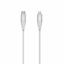 Celly USBCLIGHTCOLWH, 1,5 m, Lightning, USB C, Mâle, Mâle, Blanc
