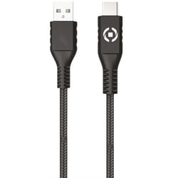 Celly PL2MUSBUSBC câble USB 2 m USB A USB C Noir