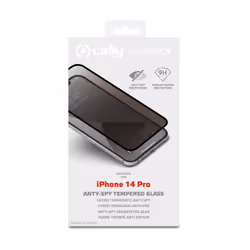 Celly PRIVACYF1025BK écran et protection arrière de téléphones portables Protection d'écran transparent Apple 1 pièce(s)
