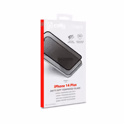 Celly PRIVACYF1026BK écran et protection arrière de téléphones portables Protection d'écran transparent Apple 1 pièce(s)