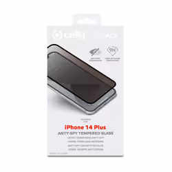 Celly PRIVACYF1026BK écran et protection arrière de téléphones portables Protection d'écran transparent Apple 1 pièce(s)