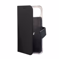 Celly Wally coque de protection pour téléphones portables 15,5 cm (6.1") Étui avec portefeuille Noir
