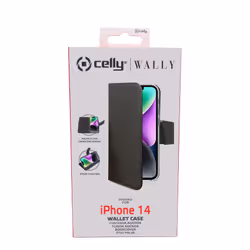 Celly Wally coque de protection pour téléphones portables 15,5 cm (6.1") Étui avec portefeuille Noir - Vue supplémentaire 5