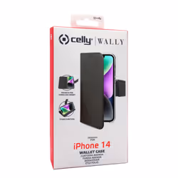 Celly Wally coque de protection pour téléphones portables 15,5 cm (6.1") Étui avec portefeuille Noir - Vue supplémentaire 6