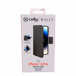 Celly Wally coque de protection pour téléphones portables 15,5 cm (6.1") Étui avec portefeuille Noir - Vue supplémentaire 5