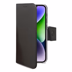 Celly Wally, Étui avec portefeuille, Apple, iPhone 14 Plus, 17 cm (6.7"), Noir