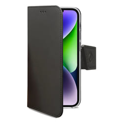Celly Wally coque de protection pour téléphones portables 17 cm (6.7") Étui avec portefeuille Noir