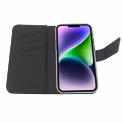 Celly Wally coque de protection pour téléphones portables 17 cm (6.7") Étui avec portefeuille Noir