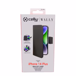 Celly Wally coque de protection pour téléphones portables 17 cm (6.7") Étui avec portefeuille Noir - Vue supplémentaire 6