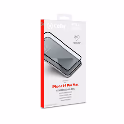Celly FULLGLASS1027BK écran et protection arrière de téléphones portables Protection d'écran transparent Apple 1 pièce(s)