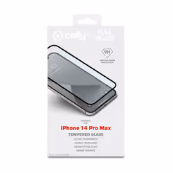 Celly FULLGLASS1027BK écran et protection arrière de téléphones portables Protection d'écran transparent Apple 1 pièce(s)