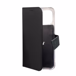 Celly Wally coque de protection pour téléphones portables 17 cm (6.7") Étui avec portefeuille Noir - Vue supplémentaire 2