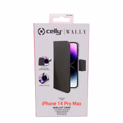 Celly Wally coque de protection pour téléphones portables 17 cm (6.7") Étui avec portefeuille Noir - Vue supplémentaire 6
