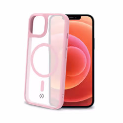 Celly Magmatt coque de protection pour téléphones portables 17 cm (6.7") Housse Rose, Transparent