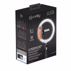 Celly CLICKGHOSTUSB trépied Smartphone 3 pieds Noir