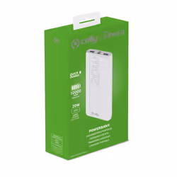 Celly PBPD10000EVOWH banque d'alimentation électrique 10000 mAh Blanc - Vue supplémentaire 4
