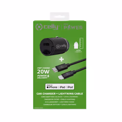 Celly CCMINILIGHT chargeur d'appareils mobiles Smartphone Noir Allume-cigare Auto - Vue supplémentaire 4