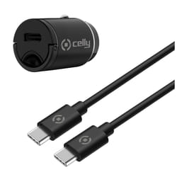 Celly CCMINITYPEC chargeur d'appareils mobiles Smartphone, Tablette Noir Allume-cigare Auto