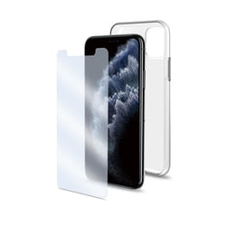 Celly COVGLASSAB1028 coque de protection pour téléphones portables 17 cm (6.71") Housse Transparent