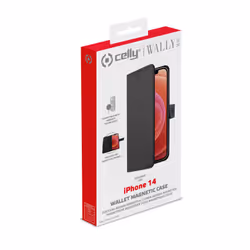 Celly Wallymag coque de protection pour téléphones portables 15,5 cm (6.1") Étui avec portefeuille Noir - Vue supplémentaire 6