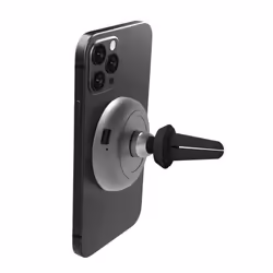 Celly MAGSTANDCHARGE chargeur d'appareils mobiles Smartphone Argent USB Recharge sans fil Intérieure - Vue supplémentaire 4