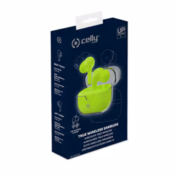 Celly CLEAR Écouteurs TWS Ecouteurs Appels/Musique USB Type-C Bluetooth Vert - Vue supplémentaire 4