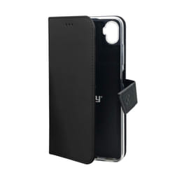 Celly Wally coque de protection pour téléphones portables 16,8 cm (6.6") Étui avec portefeuille Noir