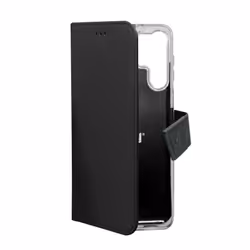 Celly Wally, Folio porte carte, Samsung, Galaxy S23 Ultra 5G, 17,3 cm (6.8"), Noir