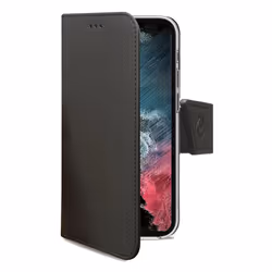 Celly Wally coque de protection pour téléphones portables 16,8 cm (6.6") Folio porte carte Noir - Vue supplémentaire 2