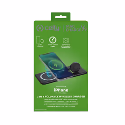Celly MAGFOLD2IN1 Smartphone, Smartwatch Noir USB Recharge sans fil Intérieure