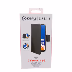 Celly WALLY1035 coque de protection pour téléphones portables 16,8 cm (6.6") Étui avec portefeuille Noir