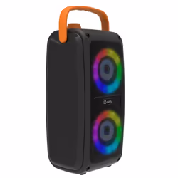 Celly KIDSPARTYRGB, 2.0 canaux, 5,1 cm, 20 W, 80 - 18000 Hz, 2 Ohm, Sans fil