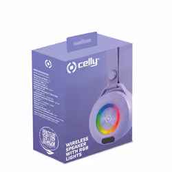 Celly LIGHTBEATVL haut-parleur portable et de fête Enceinte portable mono Violet 5 W - Vue supplémentaire 4