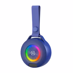 Celly LIGHTBEATBL, 5 W, 3 Ohm, Sans fil, 10 m, Enceinte portable stéréo, Bleu