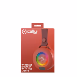 Celly LIGHTBEATRD haut-parleur portable et de fête Enceinte portable stéréo Rouge