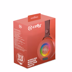 Celly LIGHTBEATRD haut-parleur portable et de fête Enceinte portable stéréo Rouge