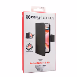 Celly WALLY coque de protection pour téléphones portables 16,9 cm (6.67") Étui avec portefeuille Noir - Vue supplémentaire 5