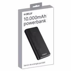 Celly PBENERGY10SP banque d'alimentation électrique 10000 mAh Noir